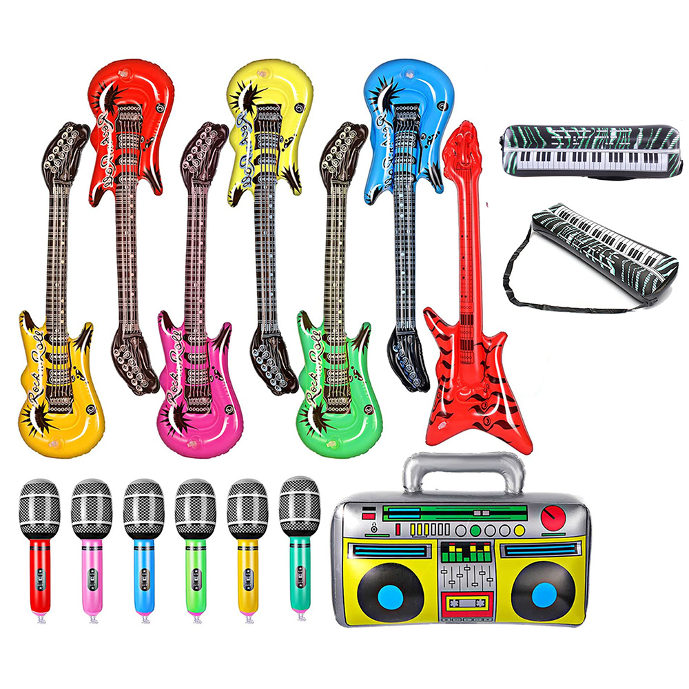 Musical Instrument That You Blow Into - Conjunto de brinquedos de instrumentos infláveis