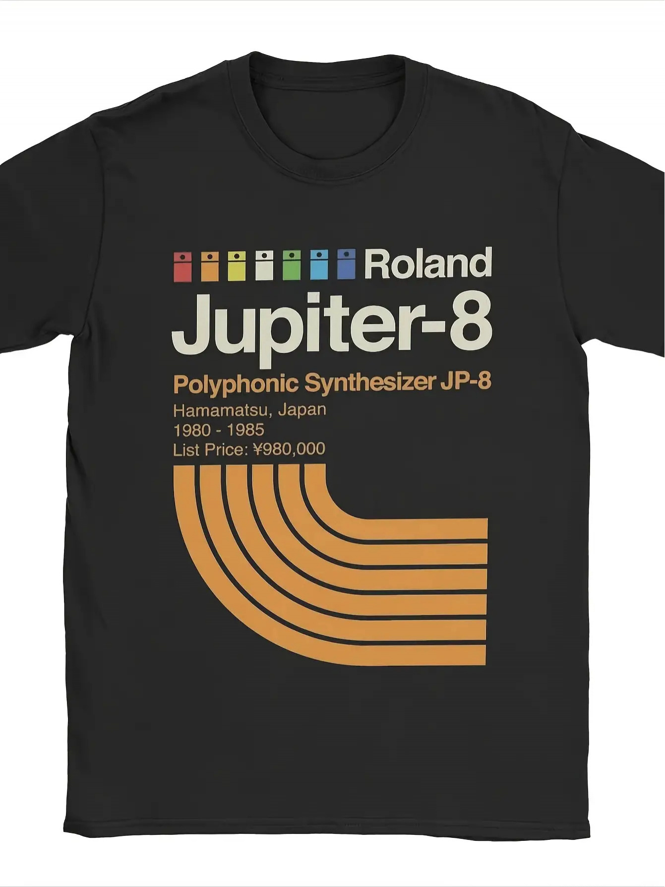 Musical Instrument Synthesizer - Camiseta masculina de sintetizador roland júpiter-8