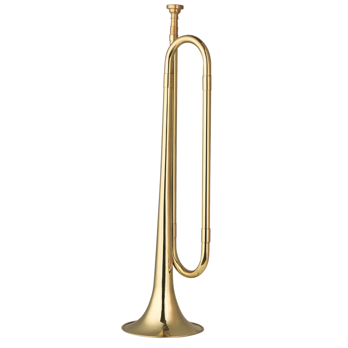 Musical Instrument Bugle - Trompete de cavalaria de trompete banhado