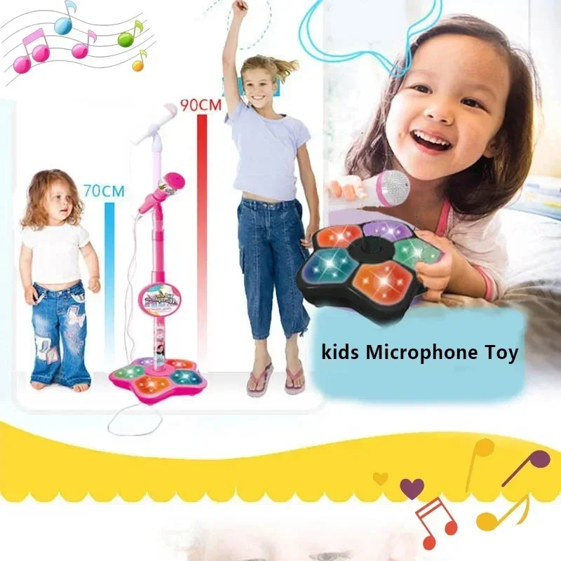Song With Musical Instrument - Crianças rolo de balanço microfone cantando