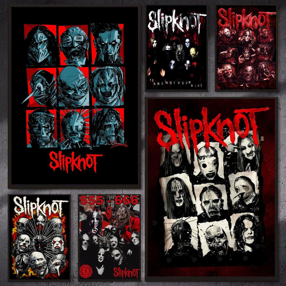 Musical Instrument Poster - Pôster de Rock da Banda Slipknot: