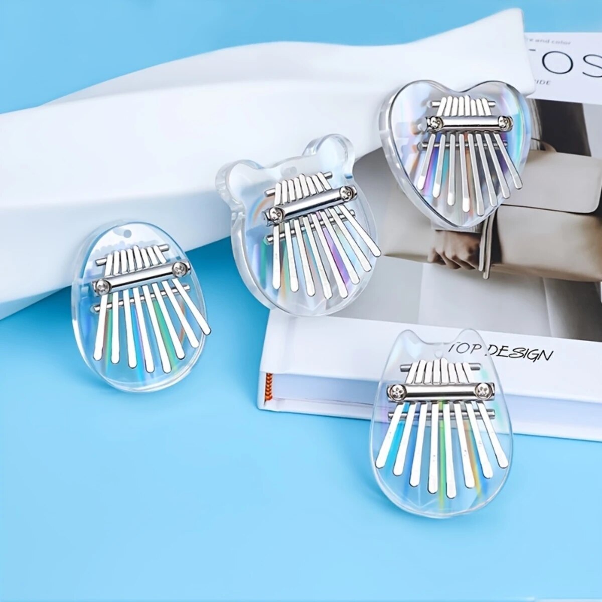 Musical Instrument Names - Miwayer 8 teclas mini kalimba arco-íris