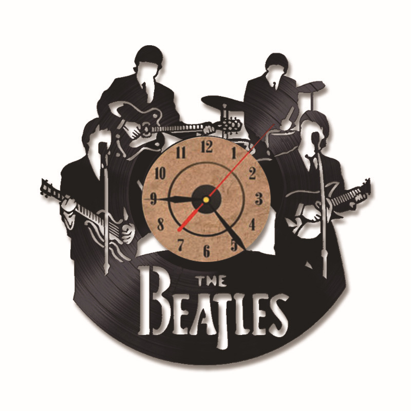 Musical Instrument Recorder - Beatles 3D Vinil Record Relógio Instrumento