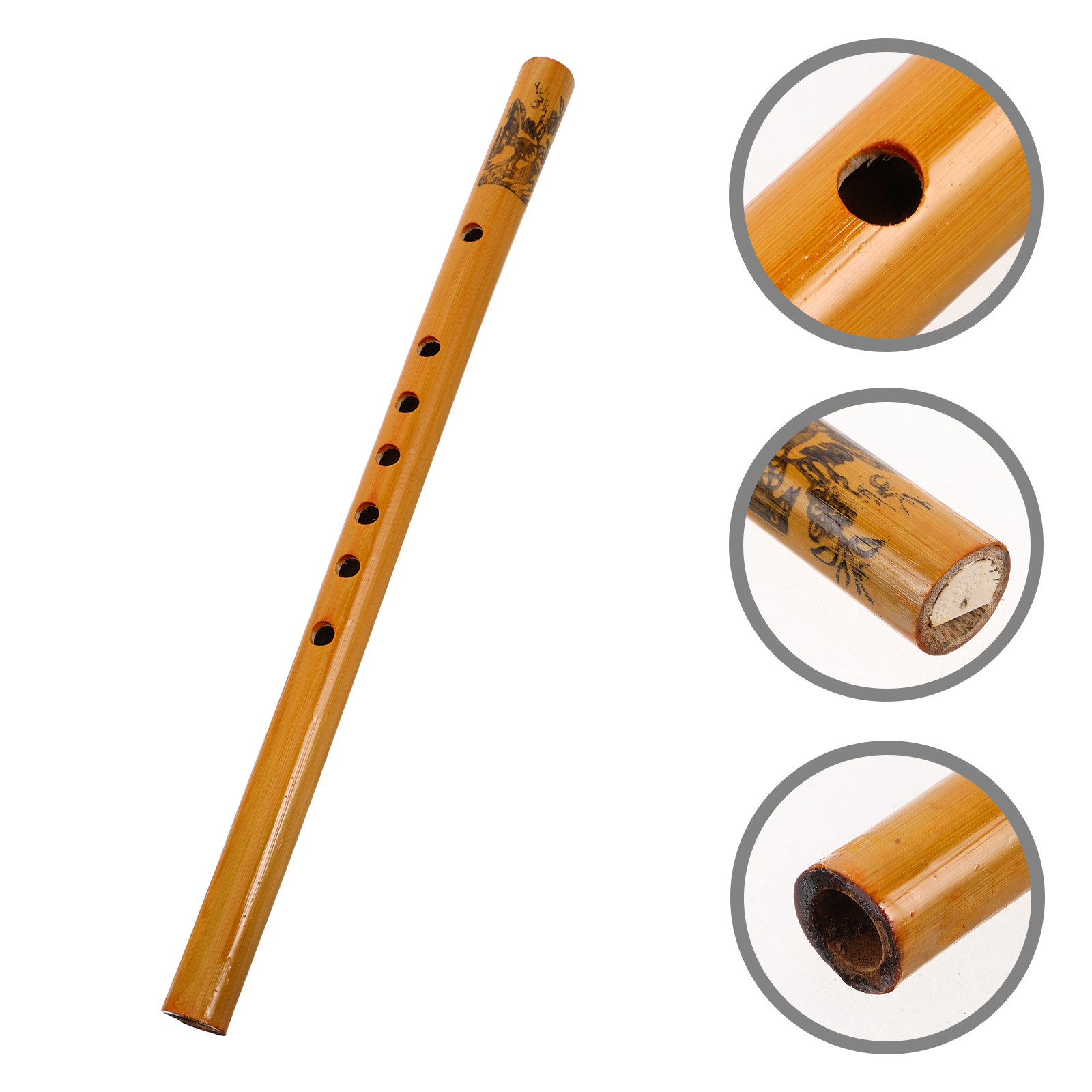 Musical Instrument Recorder - Flauta Vertical de Bambu de 33Cm