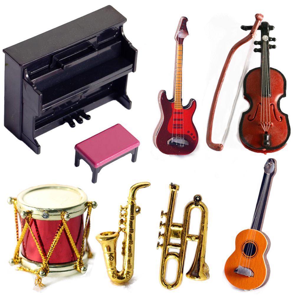 Musical Instrument Oboe - Boneca em miniatura instrumentos musicais escala