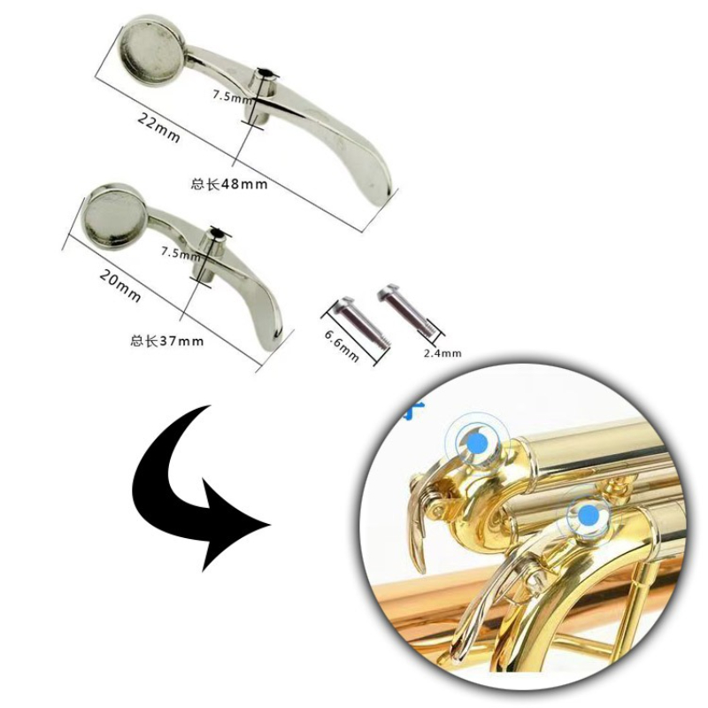 Musical Instrument Bugle - corneta, corneta, corneta, válvula de drenagem,