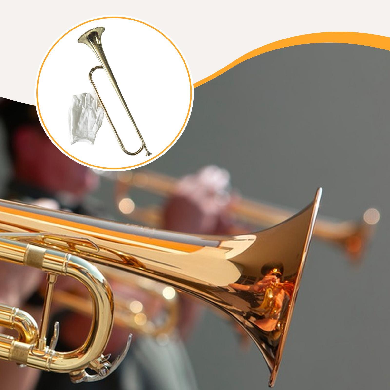 Musical Instrument Bugle - Trompete de tambor de ouro profissional