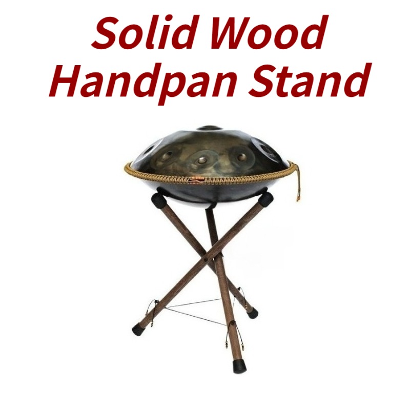 Musical Instrument Handpan - Suporte para Handpan de Madeira Sólida,
