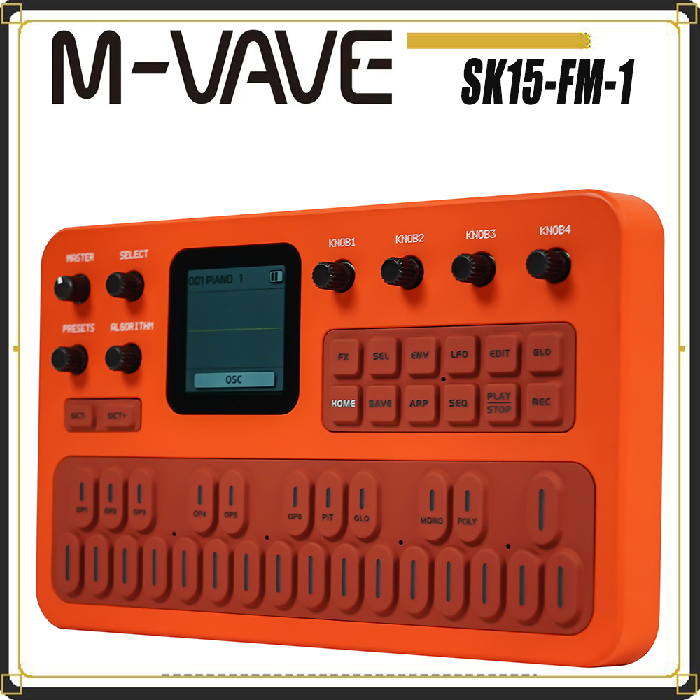 Musical Instrument Synthesizer - Sintetizador de Ondas Digitais M-VAVE (SK15)
