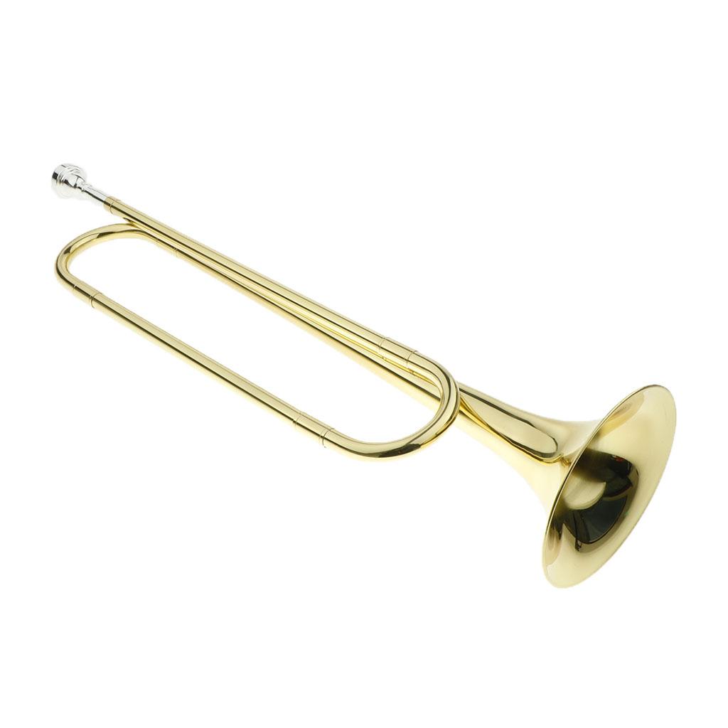 Musical Instrument Bugle - Instrumentos Musicais de Latão: Trompete Longo,