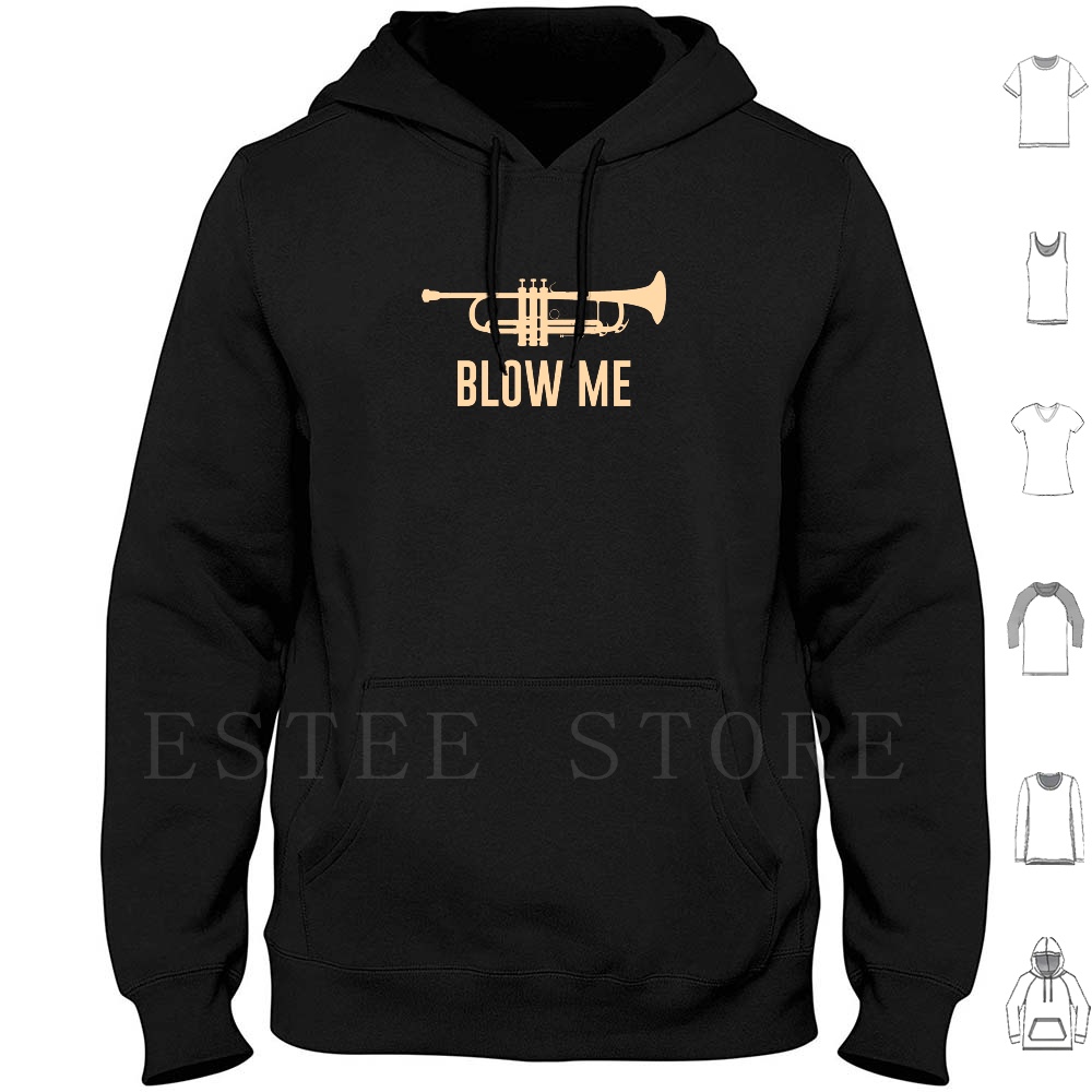 Musical Instrument Jokes - Trompete moletons instrumento banda geek nerd