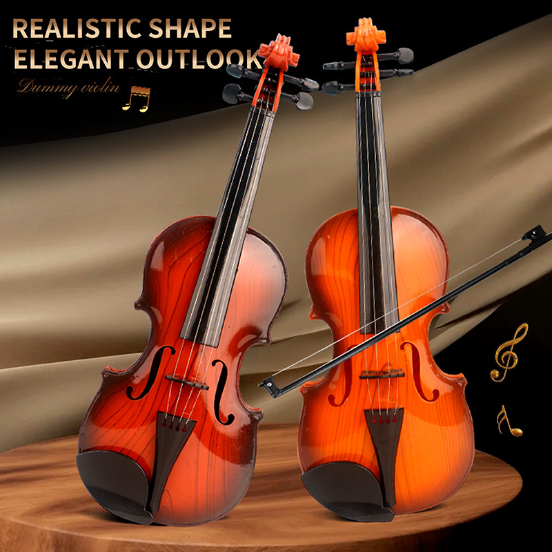 Musical Instrument Names - Brinquedos de violino acústico corda ajustável
