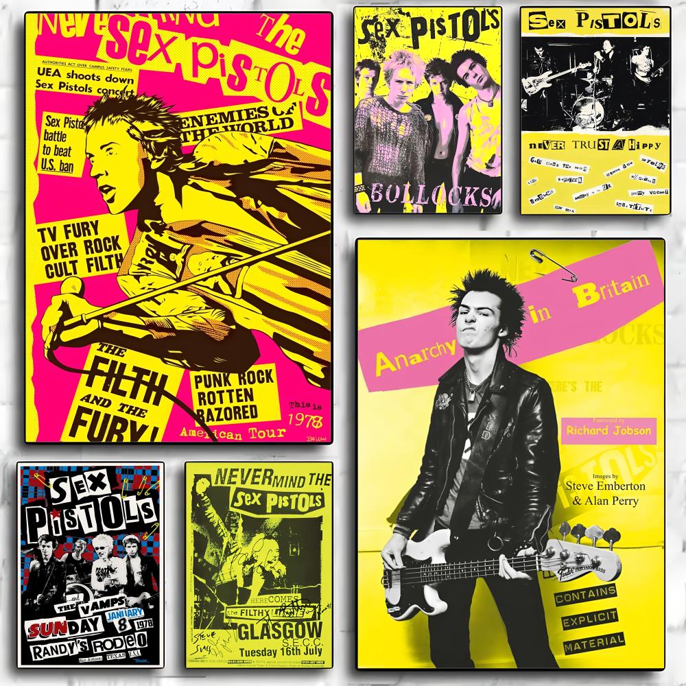 Musical Instrument Poster - Pôster decorativo de banda de rock