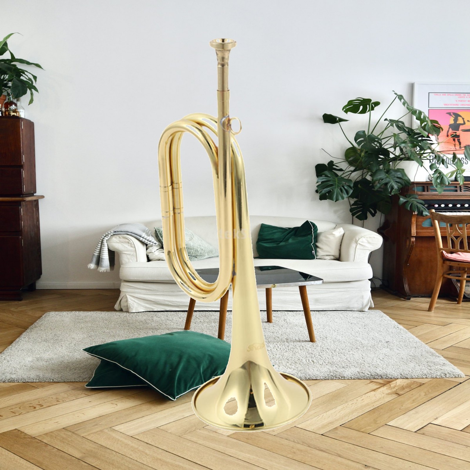 Musical Instrument Bugle - Trompete Musical de Sinalização (Bugle) para