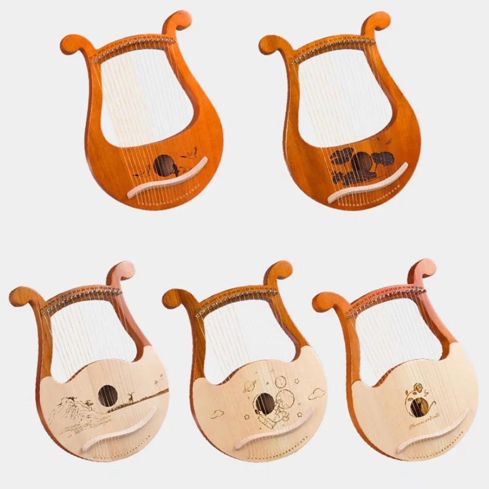 Musical Instrument Names - Alta qualidade 19 cordas lira harpa