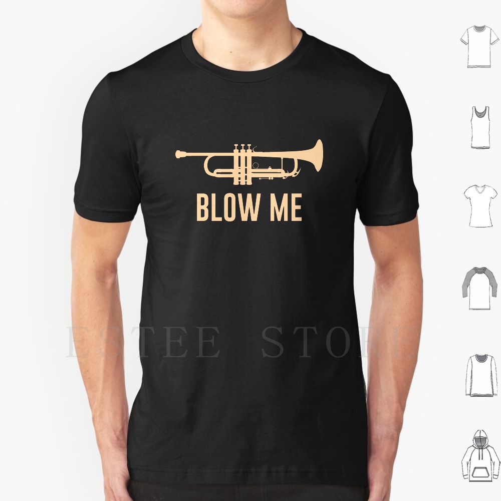 Musical Instrument Jokes - Trompete t camisa impressão algodão instrumento