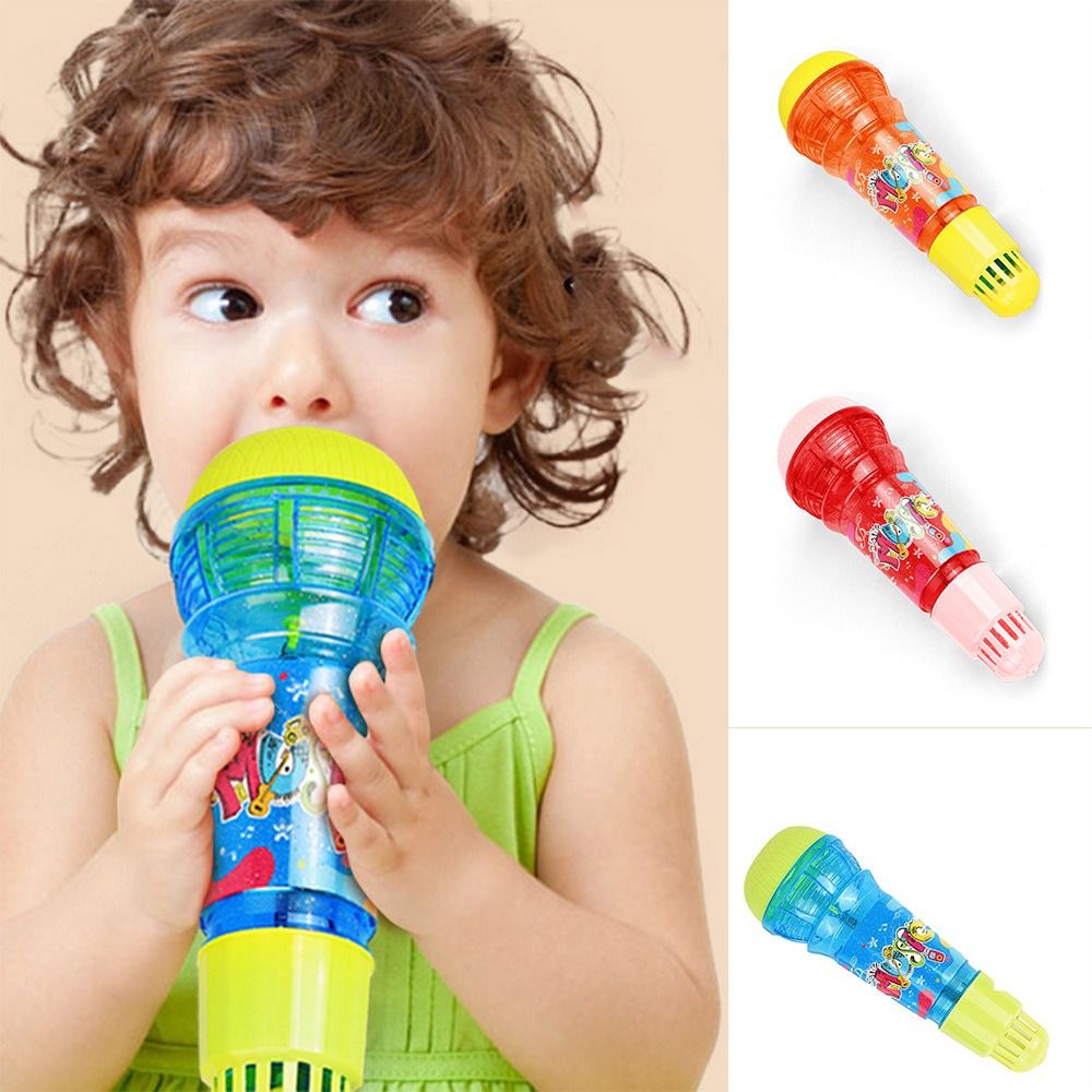 Song With Musical Instrument - Microfone de Eco Divertido de Plástico,