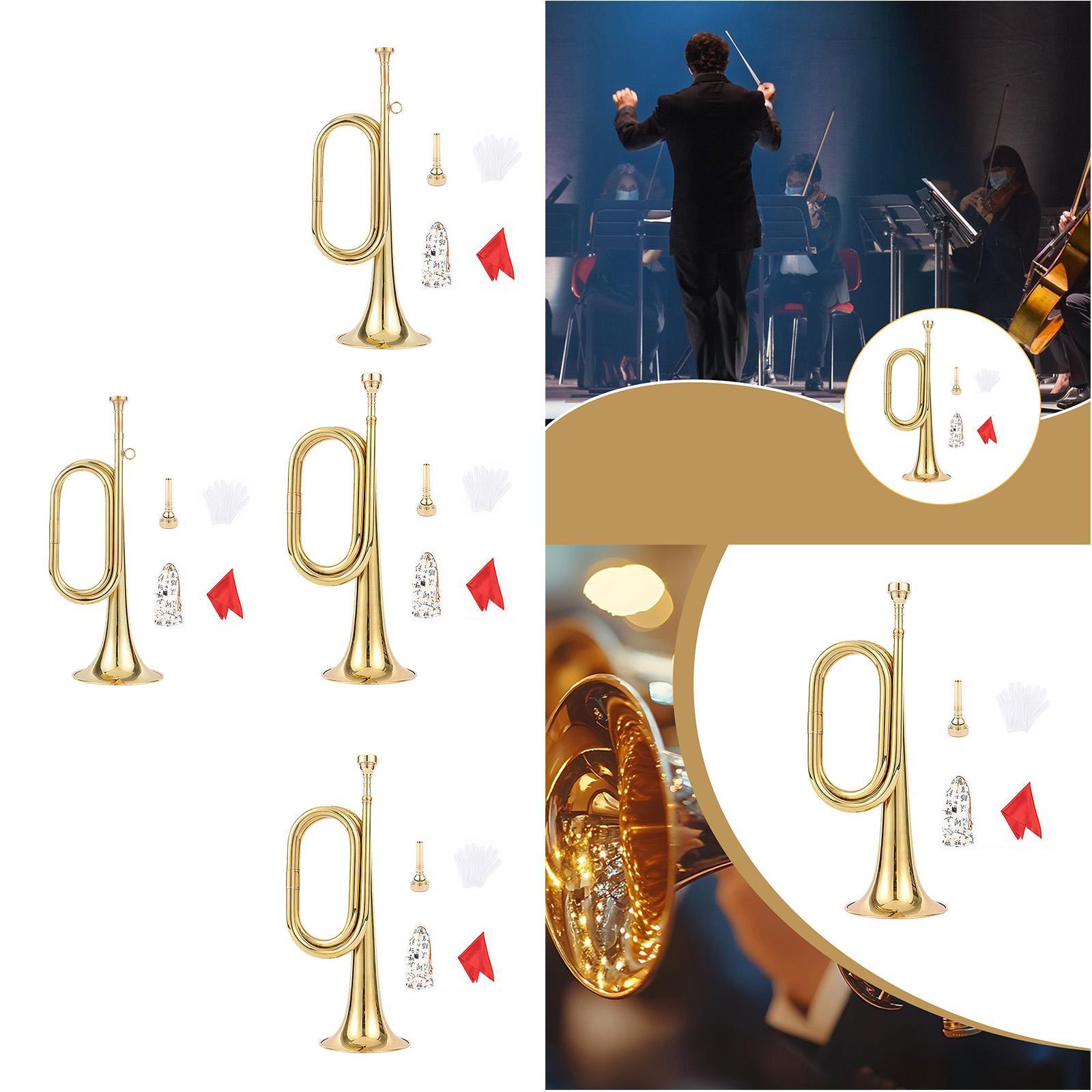 Trompete Profissional de Latão - Musical Instrument Bugle avaliação e preço