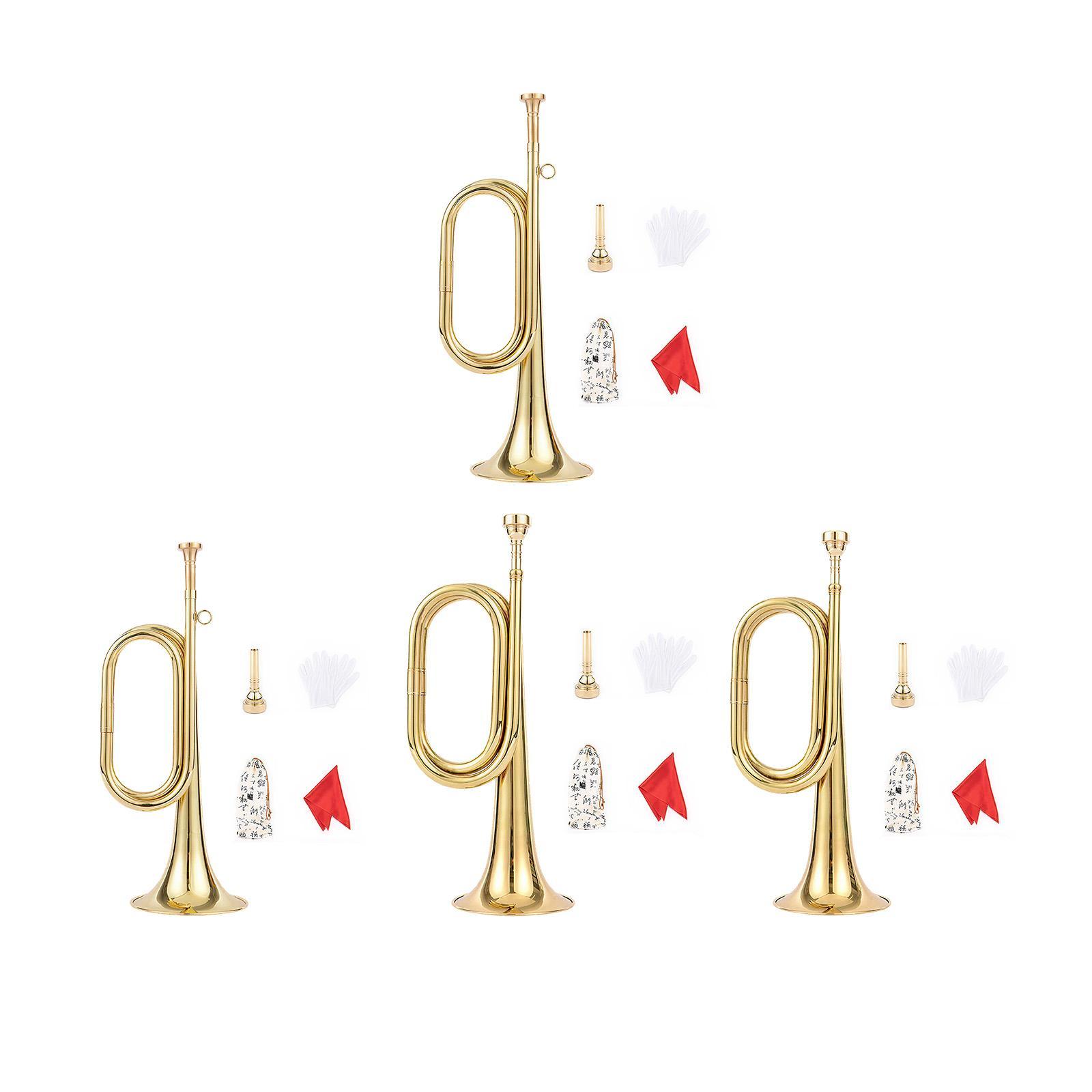 Trompete Profissional de Latão - Musical Instrument Bugle avaliação e preço
