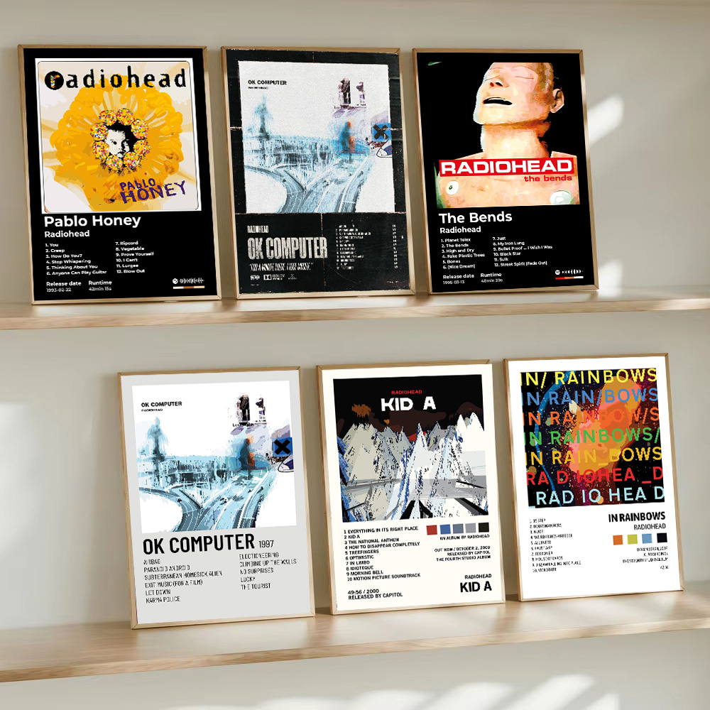 Pôsteres do Bando R-Radiohead, - Musical Instrument Poster avaliação e preço