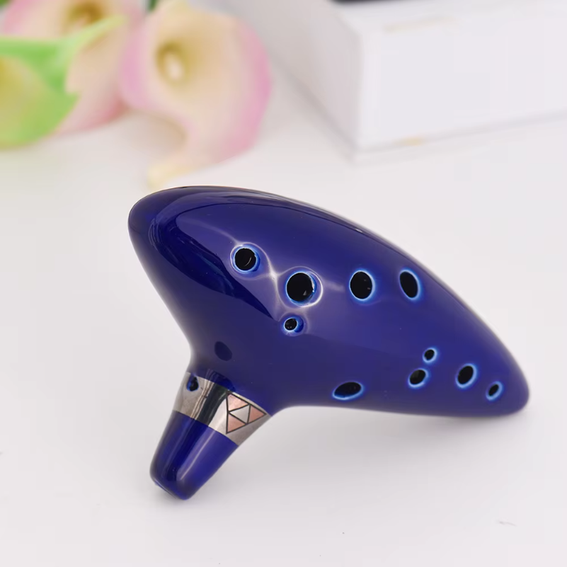 Ocarina de 12 furos em cerâmic - Song With Musical Instrument avaliação e preço