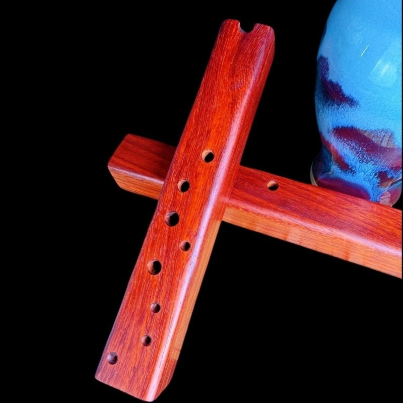 Flauta Curta Portátil de Mogno - Musical Instrument Xun avaliação e preço
