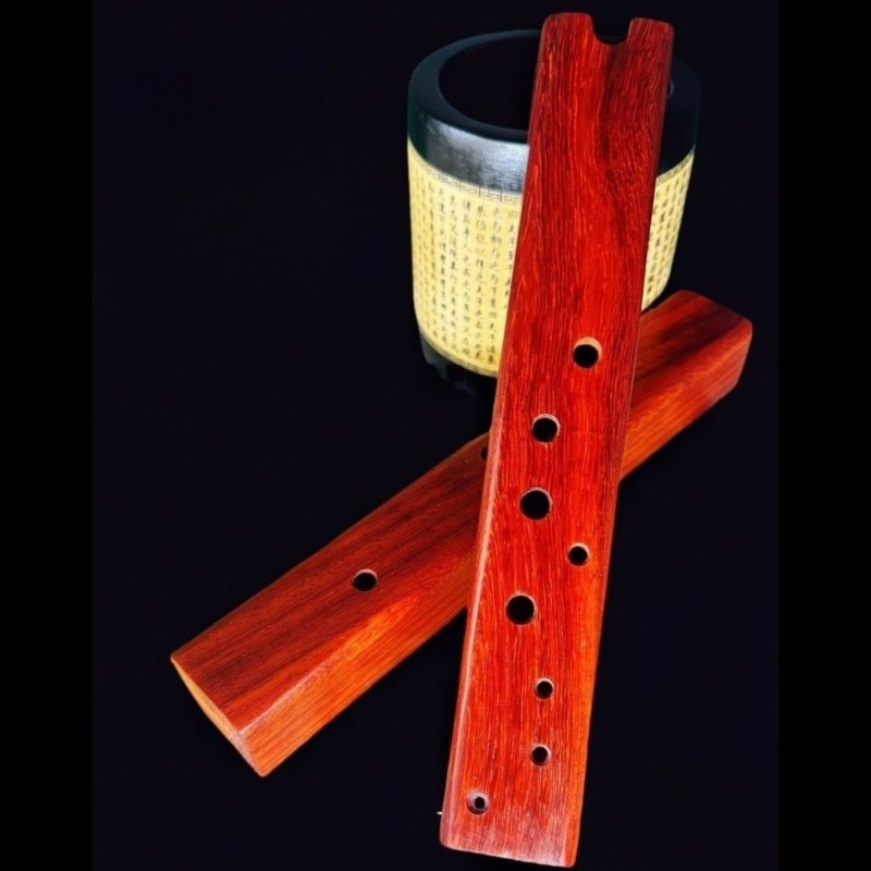 Flauta Curta Portátil de Mogno - Musical Instrument Xun avaliação e preço