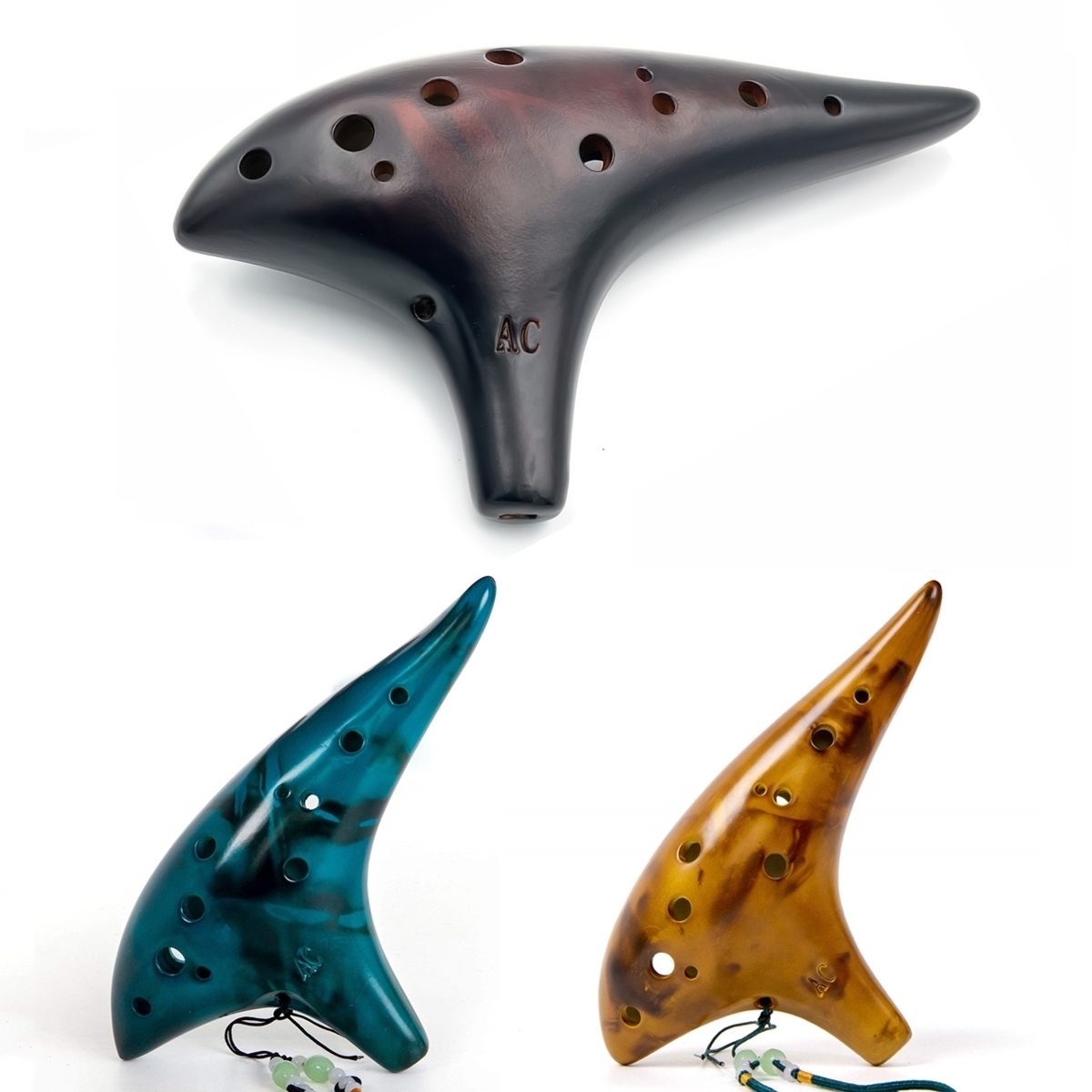 Alto C Cerâmica Ocarina Instru - Song With Musical Instrument avaliação e preço