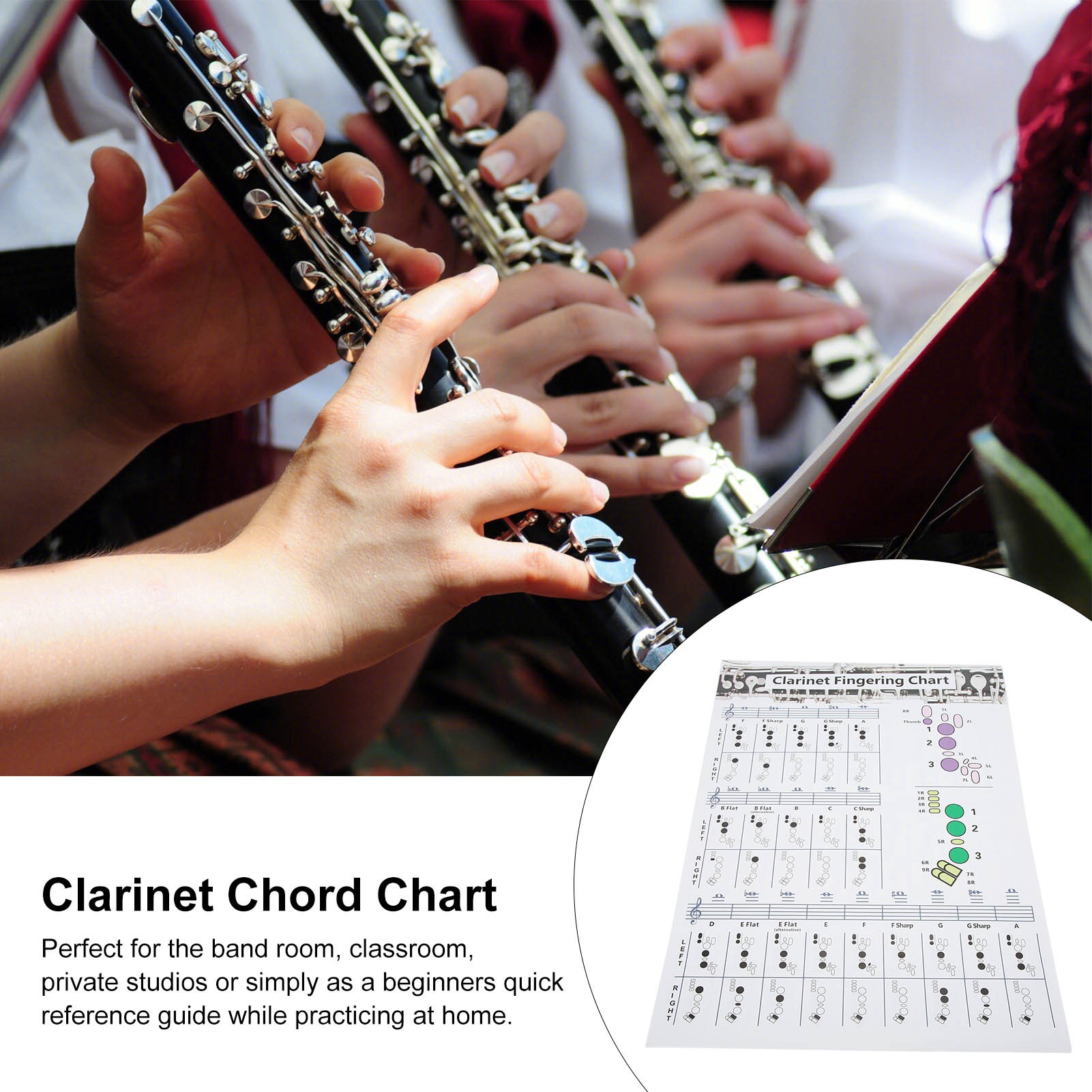 Tabela de Digitação para Clari - Musical Instrument Poster avaliação e preço