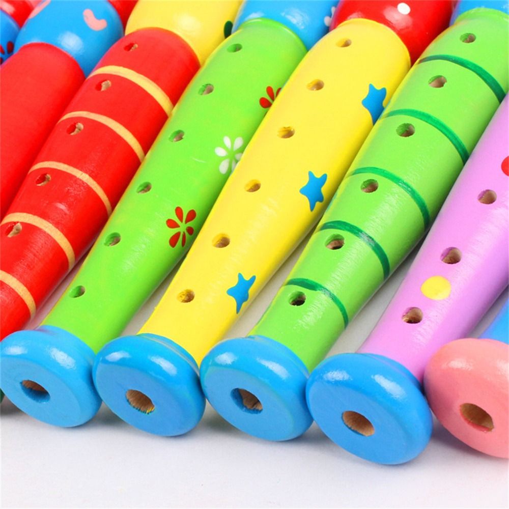 Flauta de Madeira Colorida par - Musical Instrument Recorder avaliação e preço