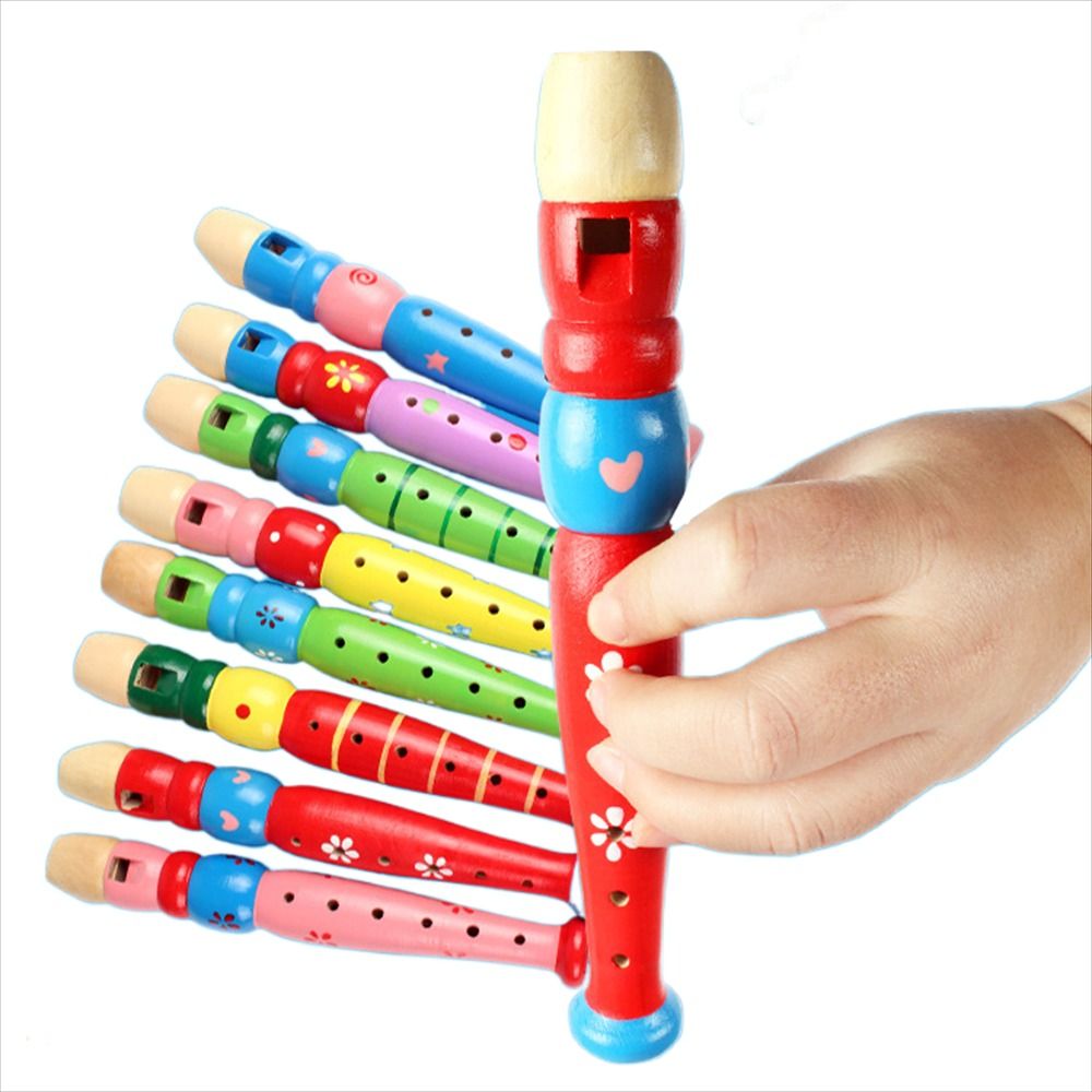 Flauta de Madeira Colorida par - Musical Instrument Recorder avaliação e preço