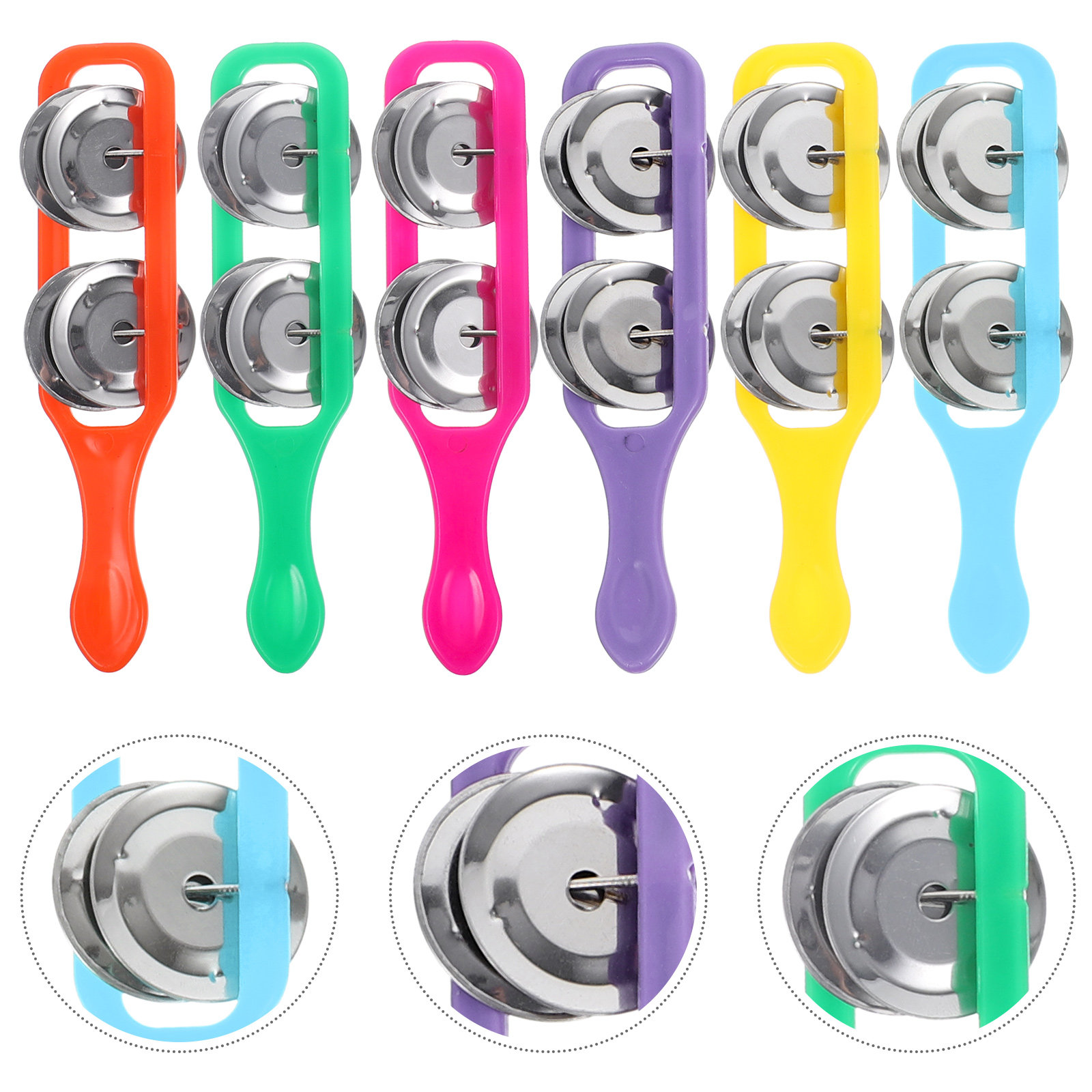 18 Peças de Pandeiro Colorido, - A Musical Instrument You Shake avaliação e preço