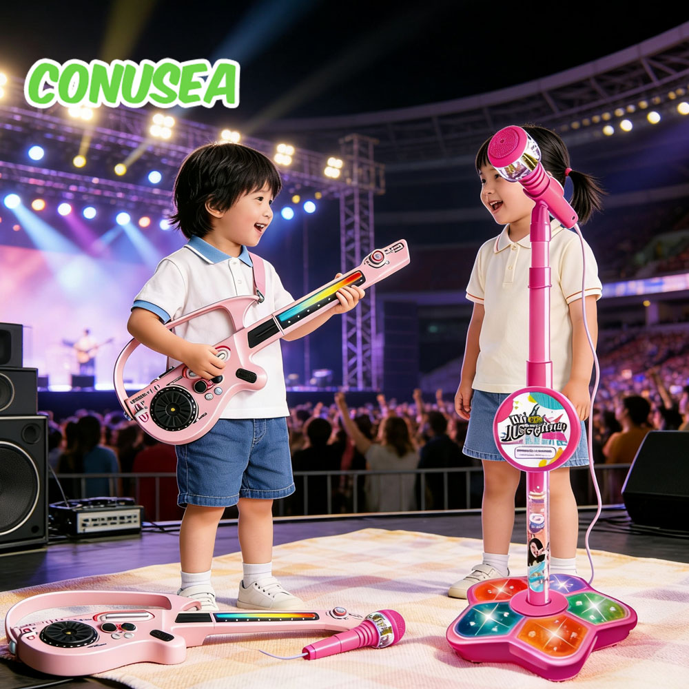 Crianças microfone brinquedos  - Song With Musical Instrument avaliação e preço