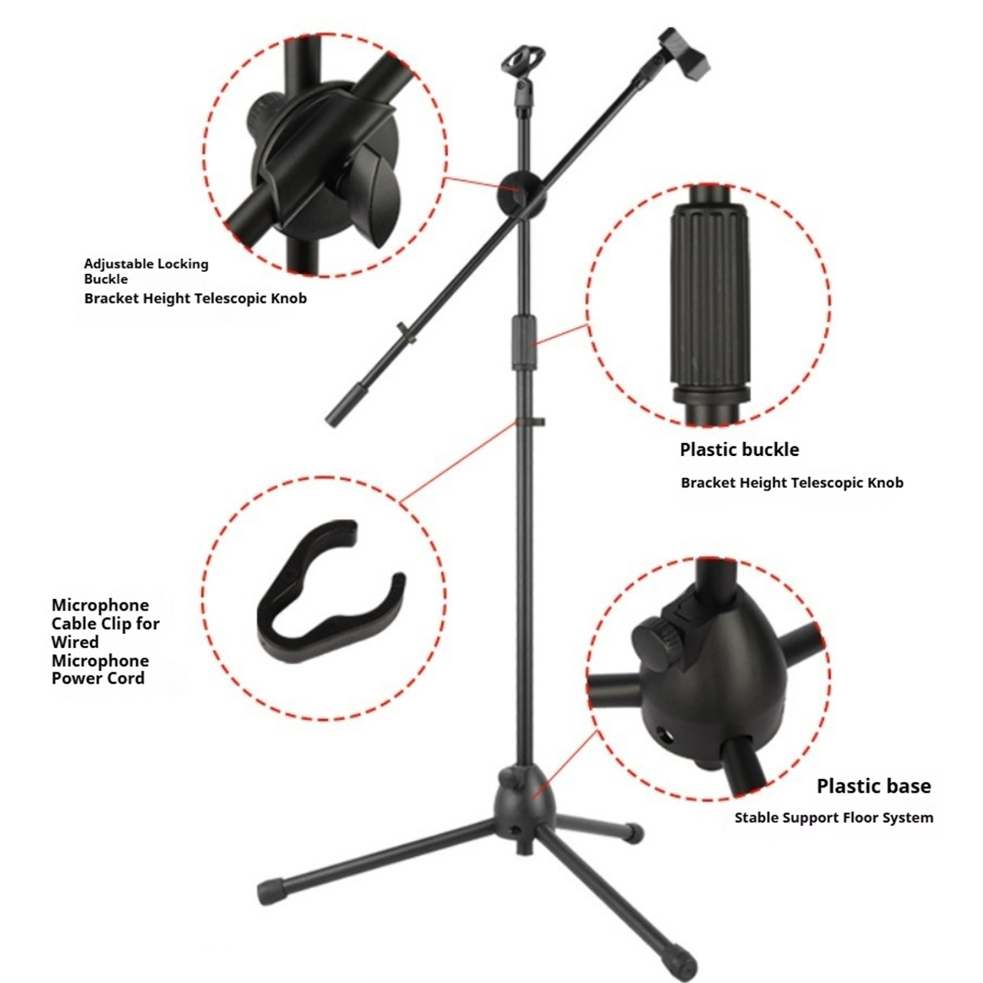 Suporte de Microfone de Chão c - A Musical Instrument You Shake avaliação e preço