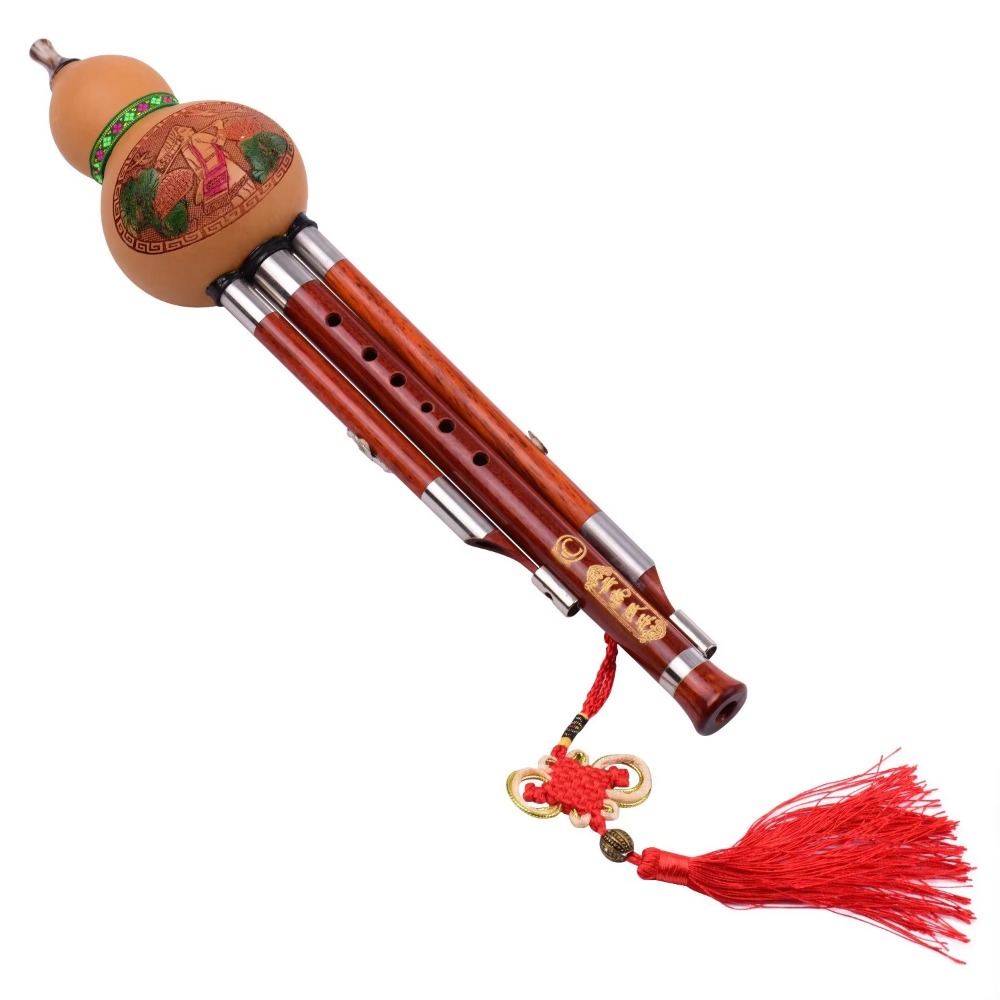 Flauta de Cabaça Hulusi de 3 T - Musical Instrument Flute avaliação e preço
