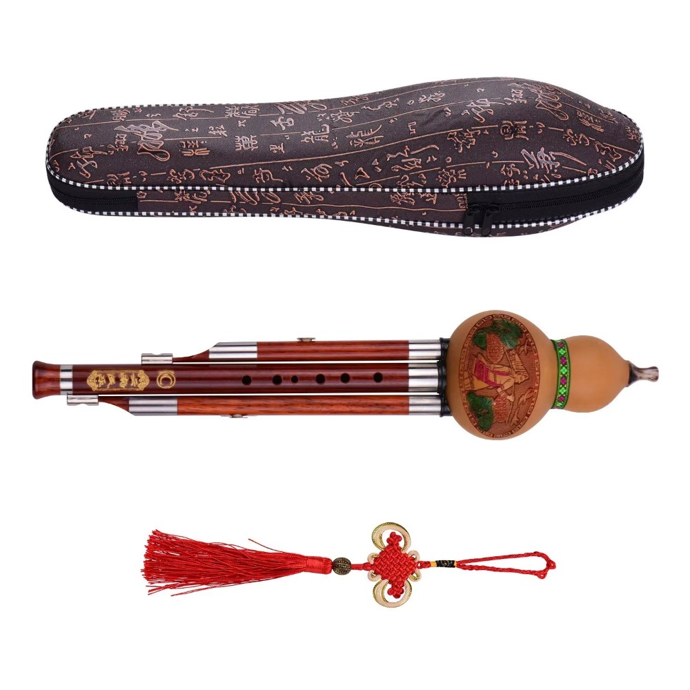 Flauta de Cabaça Hulusi de 3 T - Musical Instrument Flute avaliação e preço