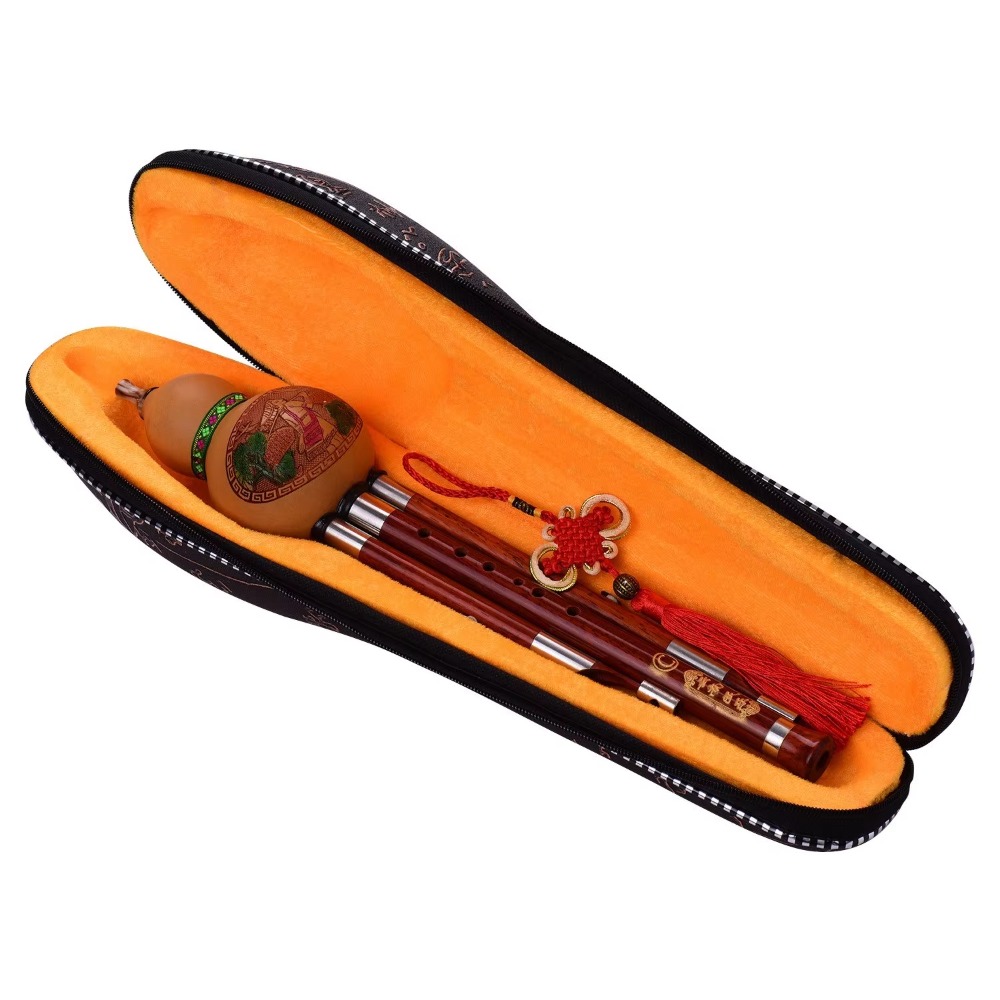 Flauta de Cabaça Hulusi de 3 T - Musical Instrument Flute avaliação e preço