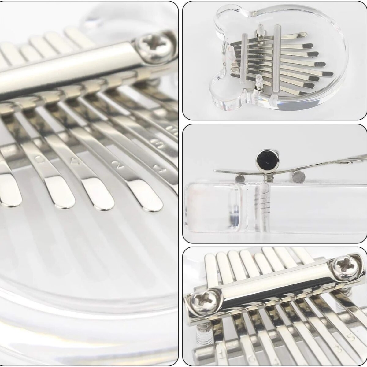 Miwayer 8 teclas mini kalimba  - Musical Instrument Names avaliação e preço