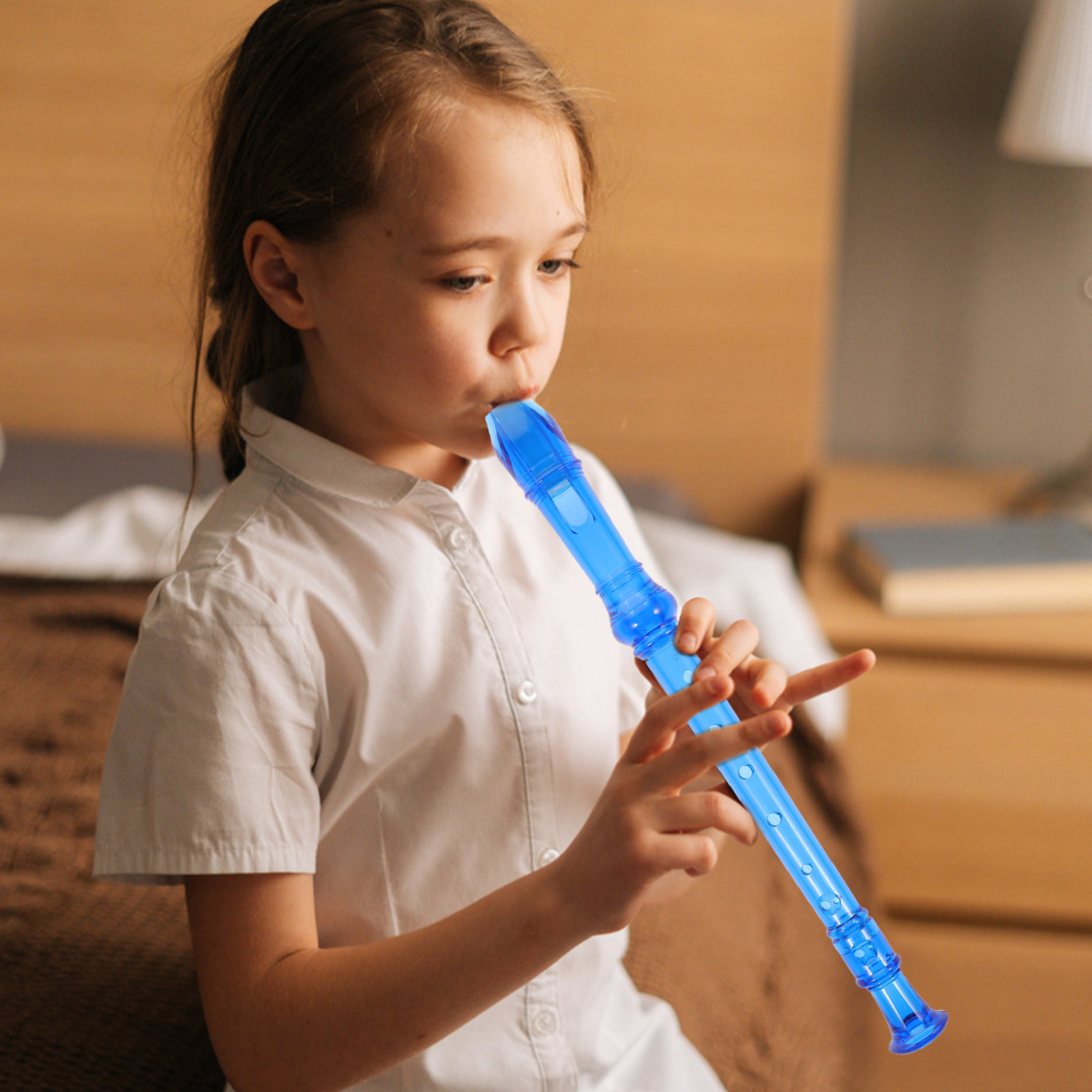 2 Peças Flauta Doce Soprano de - Musical Instrument Recorder avaliação e preço