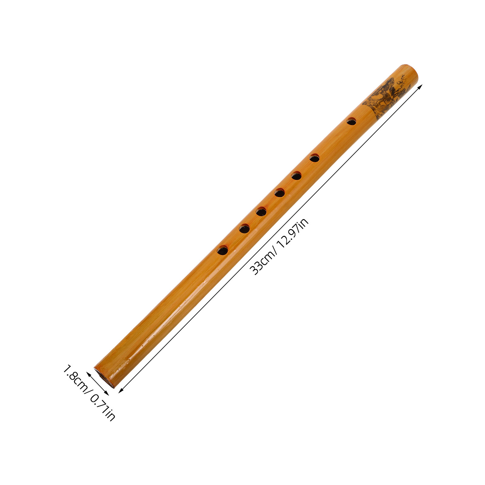 Flauta Vertical de Bambu de 33 - Musical Instrument Recorder avaliação e preço