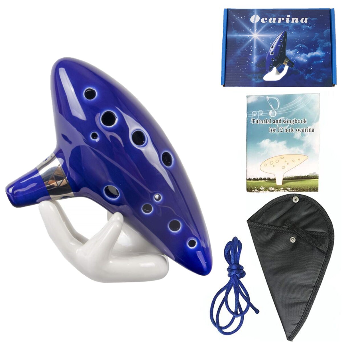 Ocarina Cerâmica Miwayer de 12 - Song With Musical Instrument avaliação e preço