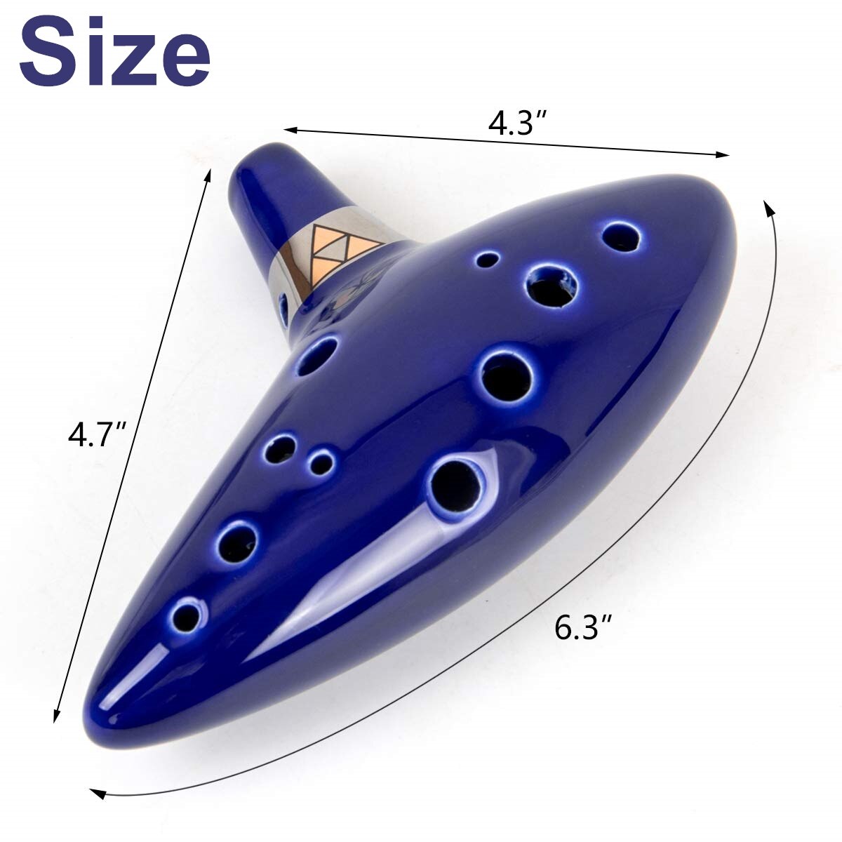 Ocarina Cerâmica Miwayer de 12 - Song With Musical Instrument avaliação e preço