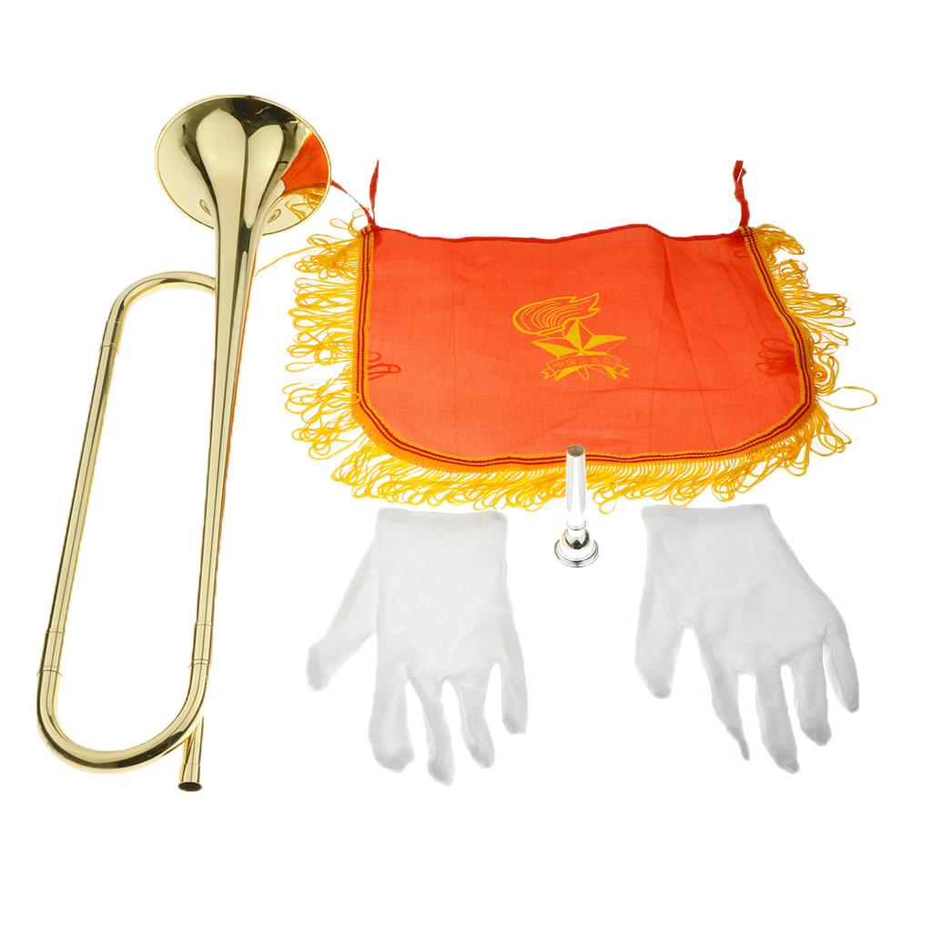 Trompete de Marcha em Latão pa - Musical Instrument Bugle avaliação e preço