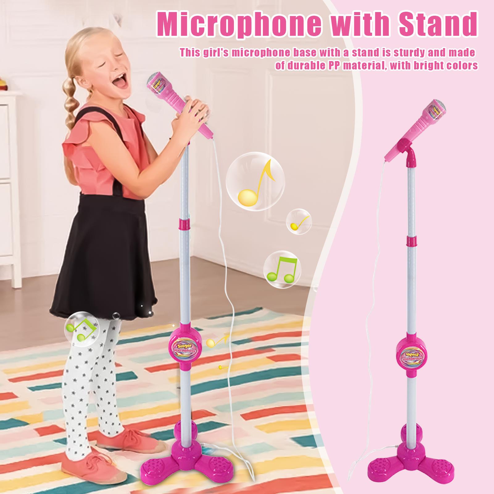 Crianças microfone com suporte - Song With Musical Instrument avaliação e preço