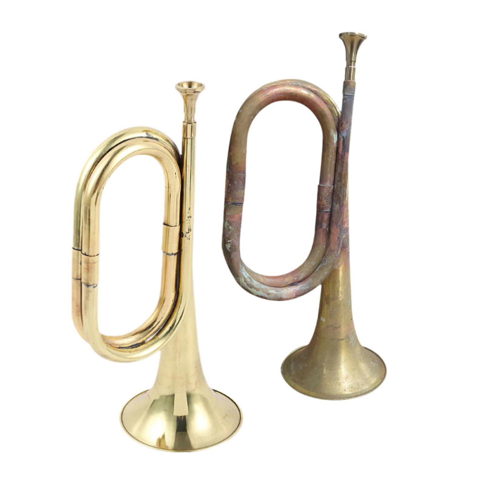 Trompete de Cavalaria Instrume - Musical Instrument Bugle avaliação e preço