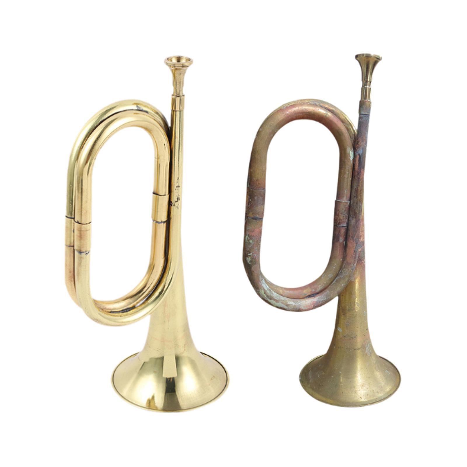 Trompete de Cavalaria Instrume - Musical Instrument Bugle avaliação e preço