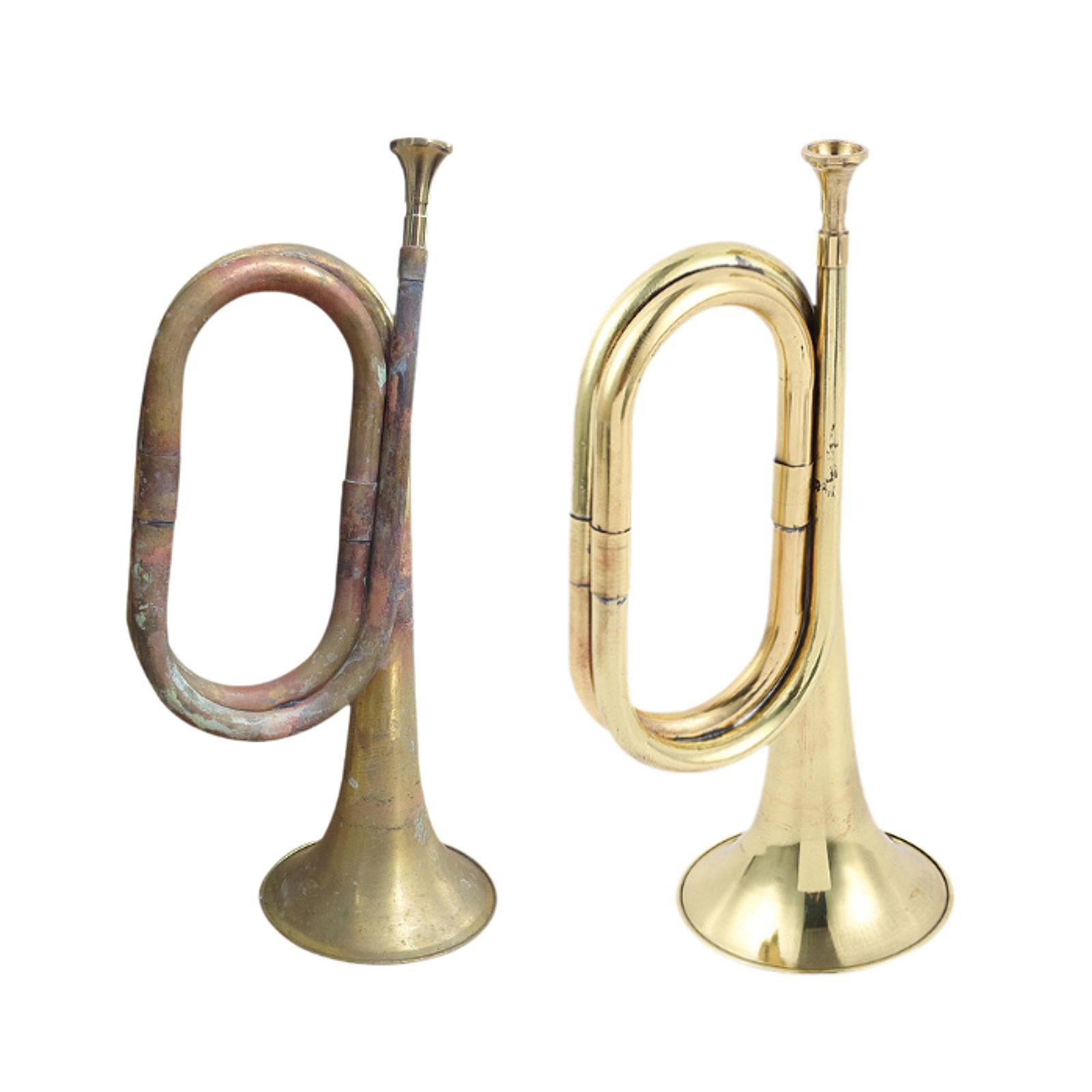 Trompete de Cavalaria Instrume - Musical Instrument Bugle avaliação e preço