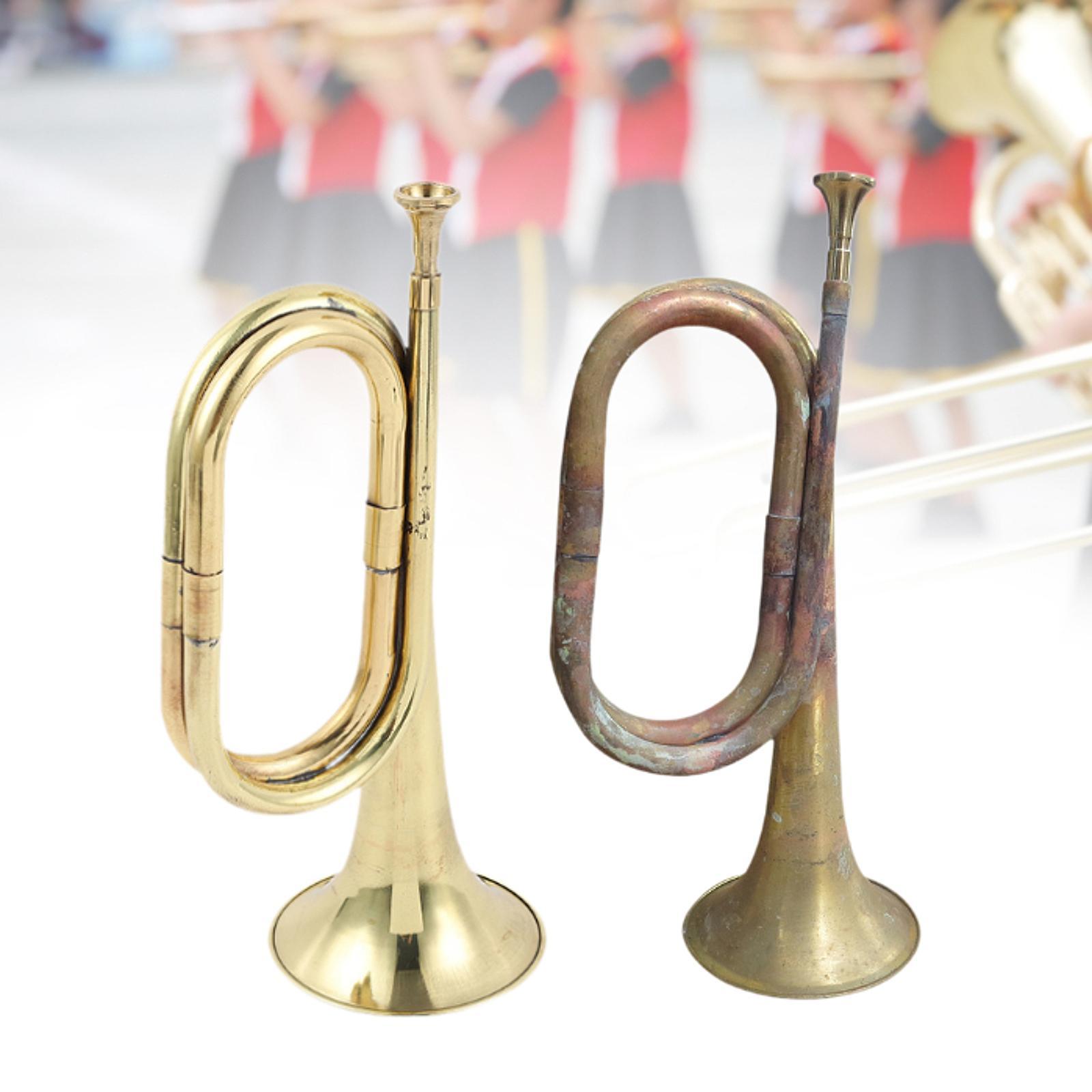 Trompete de Cavalaria Instrume - Musical Instrument Bugle avaliação e preço