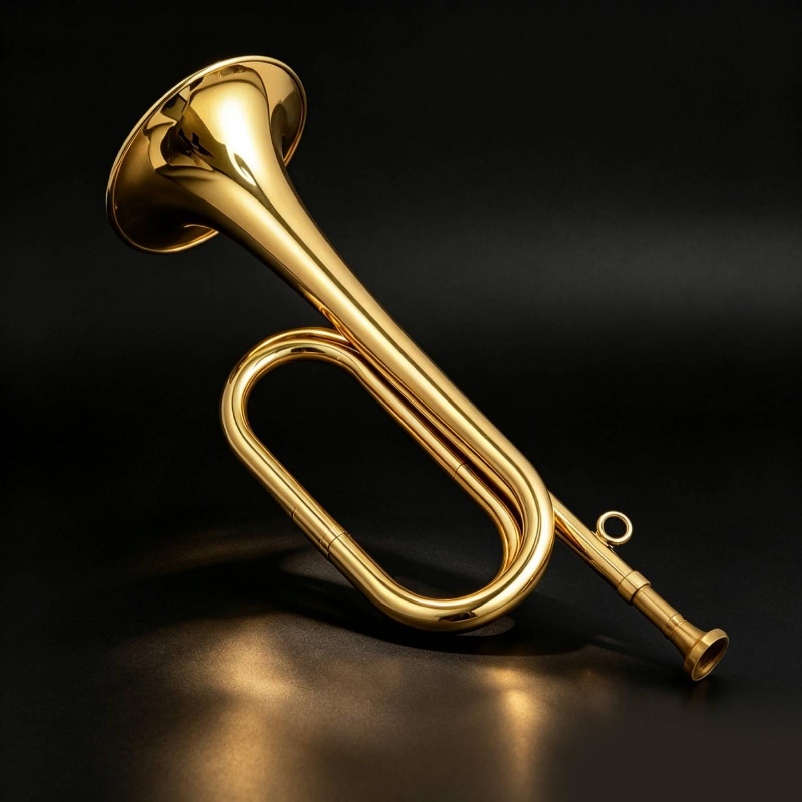 Mini Corneta de Latão Compacta - Musical Instrument Bugle avaliação e preço