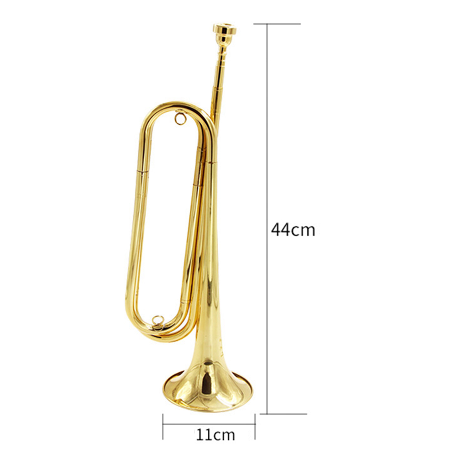Cavalaria trompete 7C bocal si - Musical Instrument Bugle avaliação e preço